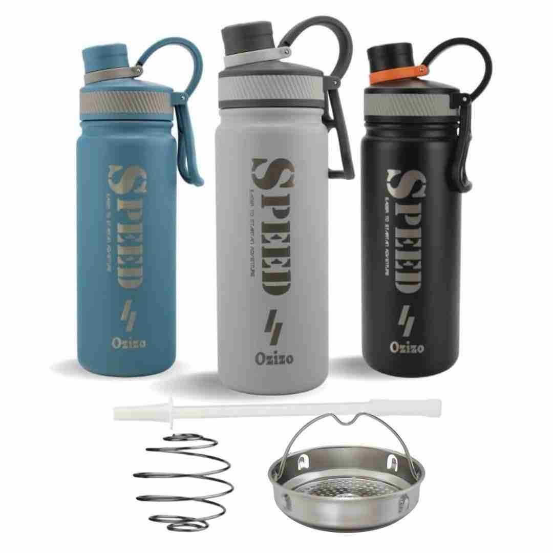 22oz Insulated Stainless Steel Protein Shaker-0