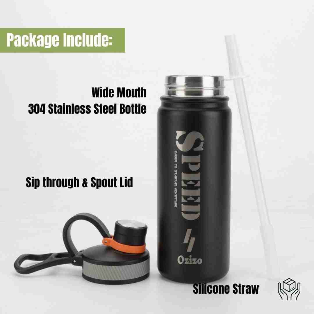 22oz Insulated Stainless Steel Protein Shaker-5