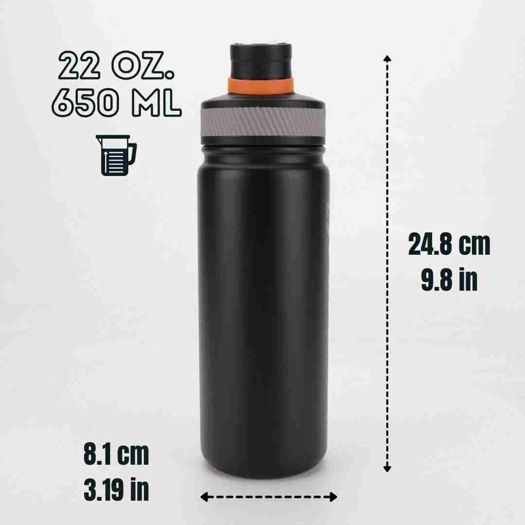 22oz Insulated Stainless Steel Protein Shaker-7
