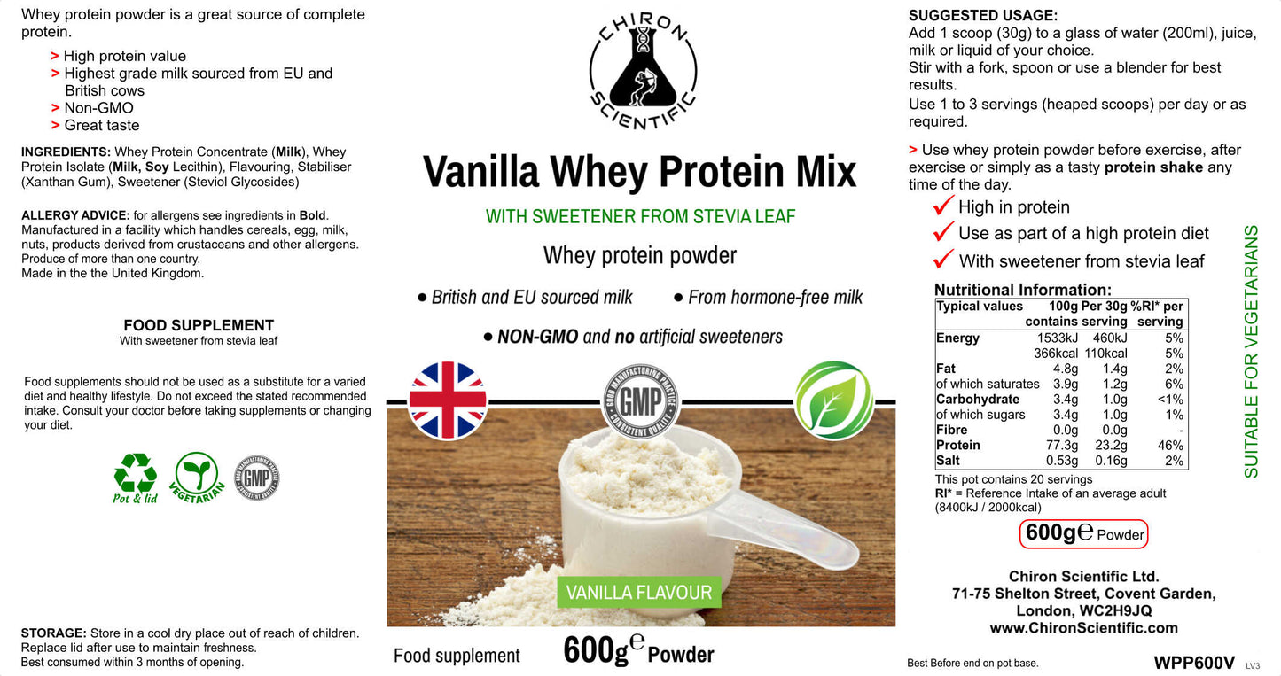 Vanilla Whey Protein Mix-1